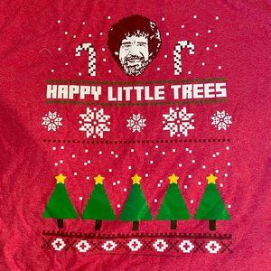 Bob Ross Christmas T-Shirt